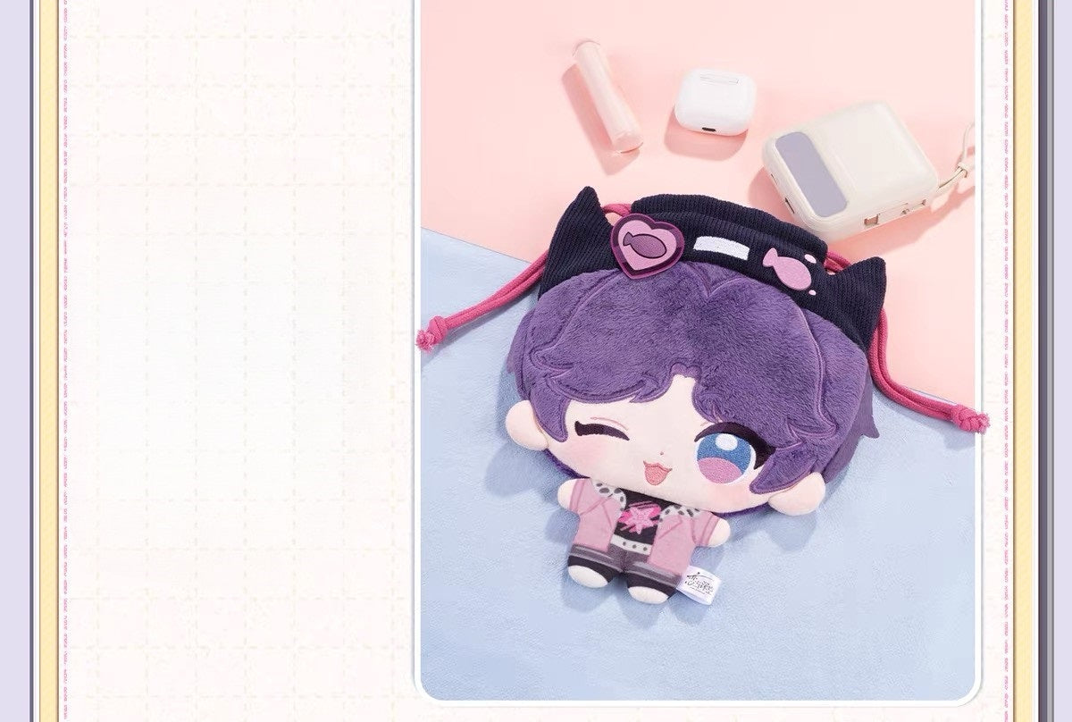 Love and Deepspace Where Hearts Wander Plush Drawstring Pouch Set Pre-Order