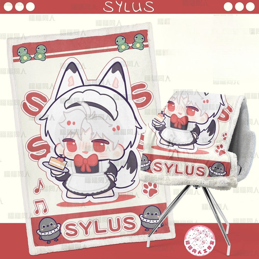 Love and Deepspace Maid Blanket - Single Layer Velveteen Fleece