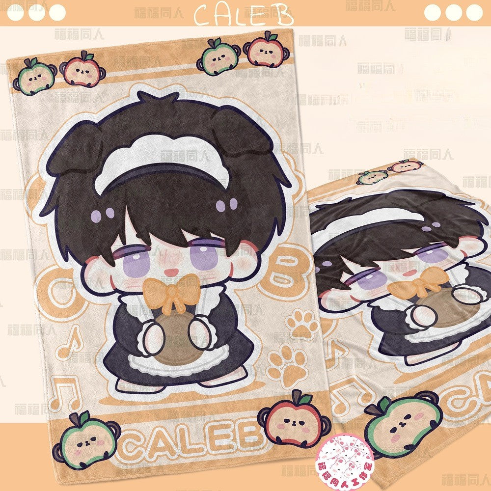 Love and Deepspace Maid Blanket - Single Layer Velveteen Fleece